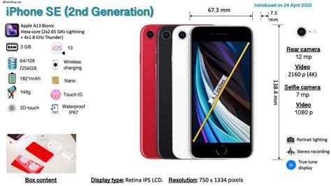 iphone se 2nd gen dimensions